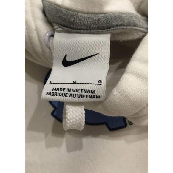 Nike North Carolina Tar Heels Mens Large White Hoodie Pullover Sweatshirt - Picture 3 of 7